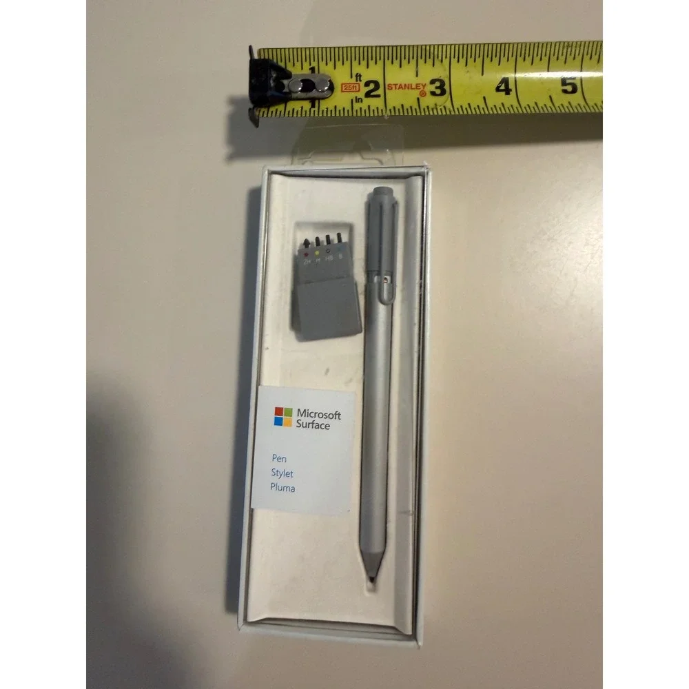 Microsoft Surface Pen Silver Model 1710 for Surface Pro 3 4 Book with Tip Kit